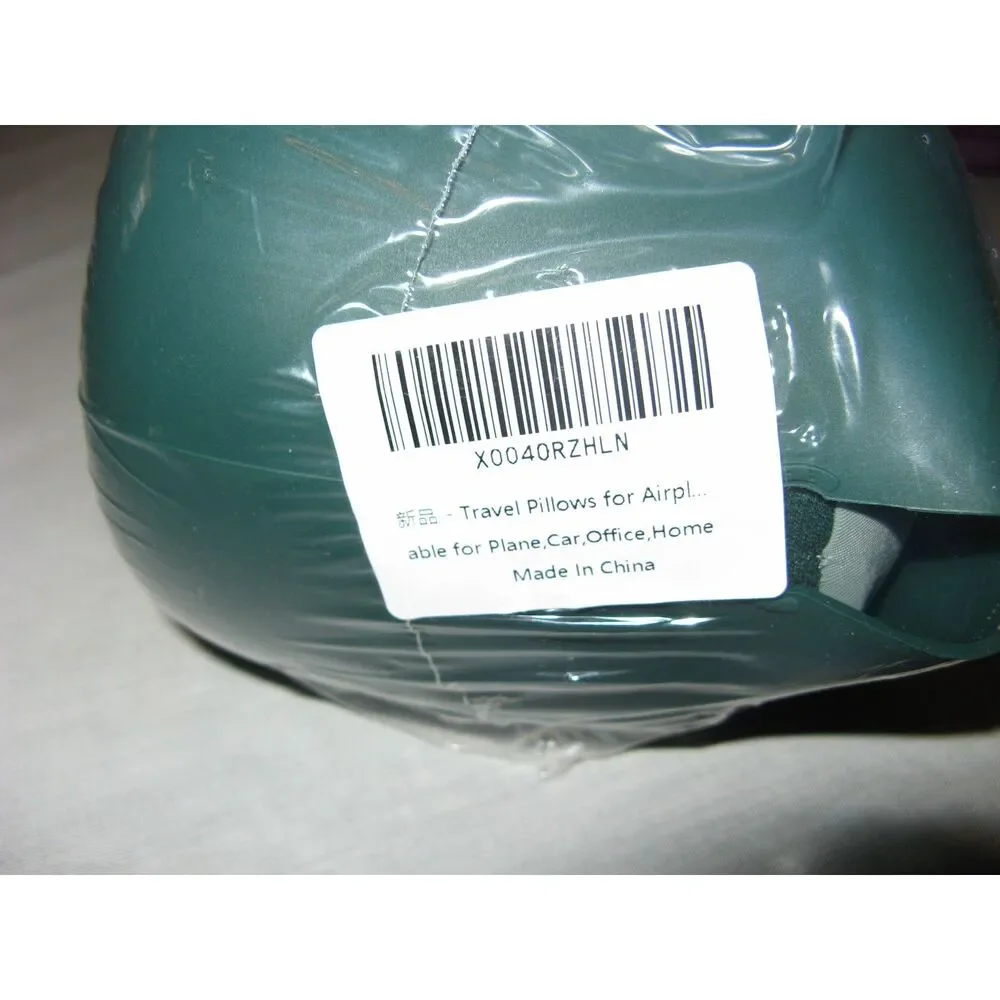 Travel and Airplane Neck Pillow, Memory Foam, Support, Neck, Head Chin